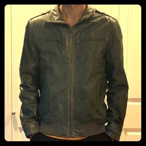 Black Rivet Leather Jacket